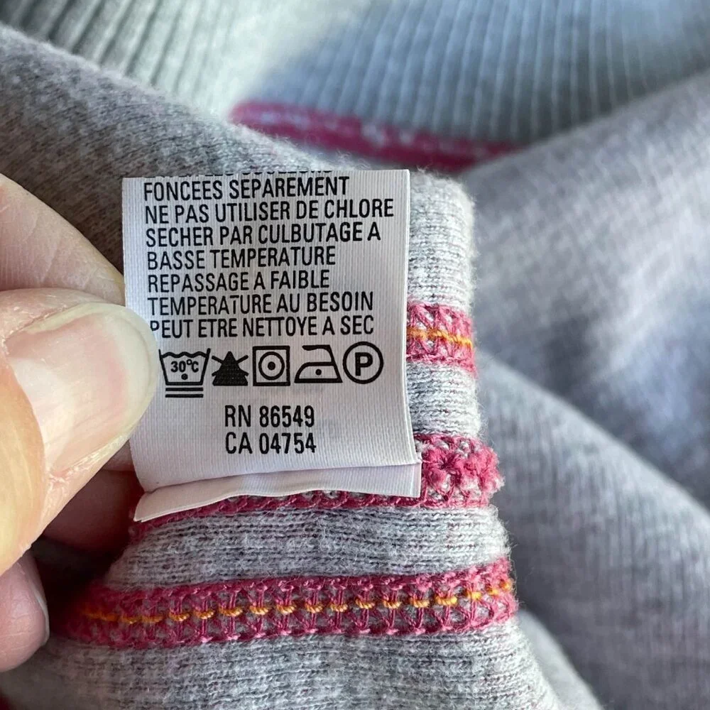 Tommy‎ Bahama Woman's Pink Pullover Quarter Zip, Heavyweight Heavy Kit Thick